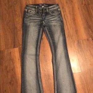 1 our miss me jeans 3 pair american eagle
